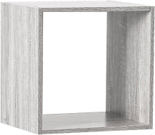 5Five Houten Plankeenheid   Grijs, 34,4 x 32 x 34,4 cm
