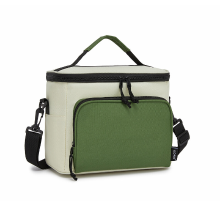 KONO geïsoleerde lunchtas 9 L met lekvrije PEVA voering, draagbare zachte koeltas voor werk picknick reizen, waterbestendige Oxford stof met verstelbare riem