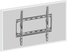 Iiyama WM1044 B1 universele muurbeugel   zwart