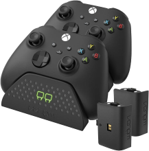 Venom dubbele oplaadstation met 2 oplaadbare batterijen   Zwart   Xbox Series/Xbox One