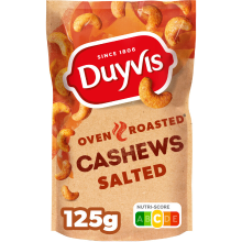 Duyvis Droog Geroosterde Cashewnoten   125 g