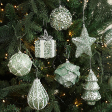 Huacan Set van 7 kerstboomdecoraties