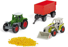 Siku agrarisch cadeauset   Fendt Vario tractor, Claas telescooplader, 3 stuks