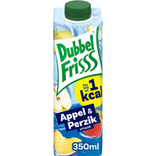 DubbelFrisss Appel Perzik Sap   0.35 L