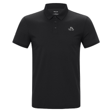 PELLIOT T shirt met korte mouwen voor heren Kamperen Reizen Waterdicht Duurzaam   Zwart   XXL