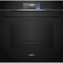 Siemens HS758G3B1 iQ700, oven met ovenassistenten en spraakbesturing (71 l, zwart, 594 mm breed, A+, met stoomkookfunctie)