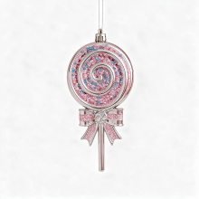 1 Stuk kerstlolly   Hangend snoepcadeau, macaron dessert, sierhanger voor Kerstmis, Nieuwjaar, Pasen, verjaardagsfeest