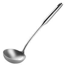 COOKER KING Roestvrijstalen soeplepel 304, extra dik, kookgerei, voedselveilig, voor thuisgebruik