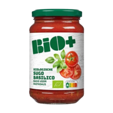 Bio+ B+ Biologische Tomatensaus Met Basilicum   350 g