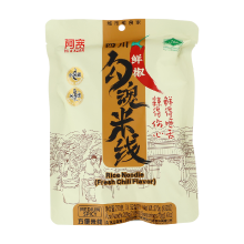 Bai Jia A'KUAN Rijstnoedels Verse Chilivariant 270 g