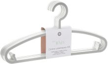 Atmosphera Kinder kledinghangers set   Grijs, 6 stuks