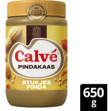 Calvé Calve Crunchy Pindakaas   650 g