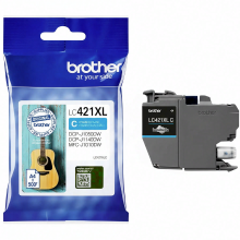 Brother LC 421XLC inktcartridge 1 stuk origineel hoog (XL) rendement cyaan