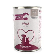 HERRMANN'S MANUFAKTUR Puur Paardenvleesvoer 400 g