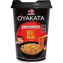 Oyakata instant noedels Japanse rundvlees wasabi beker 93 g
