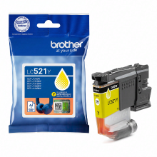 Brother LC521Y originele gele inktcartridge, 1 stuk