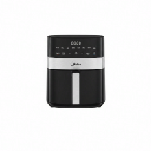 Midea MF CN65E digitale airfryer, 6,5 L, zwart