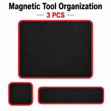 Magnetische gereedschapsmat, houder met pvc beschermingslaag, flexibele magnetische onderdelenhouder, voor thuis, werkplaats, constructie, autoreparatie, monteur, schroevendraaier, moersleutel, bout