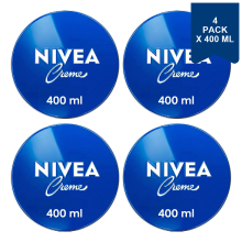 NIVEA Hydraterende Crème   Blauwe Blik 400 ml (4 Pack)