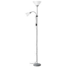 Brilliant Decoratieve Uplighter   Vloerlamp Met Verstelbare Leesarm, 1,8 M Hoog