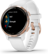 GARMIN Venu 2S   Smartwatch voor vrouwen   40 mm   Roségoud/Wit
