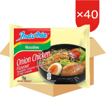 Indomie noedels kip ui 40 x 75 g doos (import uit Indonesië)