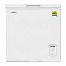 AUCMA 197 L omkeerbare vrieskist, omschakelbare koelkast & vriezer, diepvrieskast met bovenopening, energieklasse E, stille werking, 5 traps digitale temperatuurregeling, uitneembaar mandje met ontdooi afvoer voor thuis appartement garage