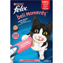Felix Deli Moments zalm kattenvoer 4 x 10 gr