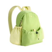 Beneunder LC183, Uitschuifbare Rugzak 10 L, Waterdichte en Lichtgewicht Reistas met Vergrootbare Inhoud, Spatbestendig & Verborgen Vakken voor Woon werkverkeer/Wandelen, Unisex Essentials, Groen Geel, F