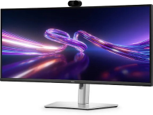 Dell Pro P3426WEV 34,1 inch Curved WQHD IPS USB C Hub Monitor met Webcam, 100 Hz, 90 W Power Delivery