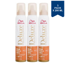 WELLA Deluxe Dream Waves & Curls 200 ml stijltang voor vrouwen (3 Pack)