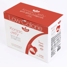 Delief Konjacgelei met lycheesmaak (met zoetstoffen) 10 × 120 g