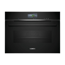 Siemens CS736G1B1 dubbele oven   inhoud 47 l   inbouwstoomoven   4D hetelucht   pyrolytische zelfreiniging   Home Connect