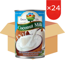 GreenLife Ingeblikte Kokosmelk (5 7% Vet) 400 ml * 24 (Doos)