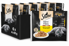 Sheba Mini Fillets Gevogelte in Saus 24x85 g