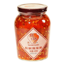 Tan Tan Xiang TanTan Xiang Premium Gesneden Chili 425 g