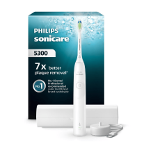 Philips Sonicare 5300 Serie   Elektrische tandenborstel   Wit   Reisetui   Wittere tanden   HX7108/02