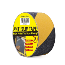 TAPEBEAR Veiligheidstape, 2 inch x 60 voet, Zwart/Geel, antislip kleefband voor binnen  en buiten traptreden, Waterdicht, Sterke grip, Geschikt voor kunststof, hout, keramiek, glas, metaal.