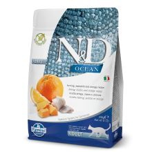 Farmina N&D Ocean Kattenvoer Haring met Pompoen 300 gr