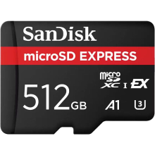 SanDisk Express microSD kaart – 512 GB
