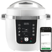 Instant Pot Pro WiFi 5,7 L 10 in 1 elektrische snelkookpan met appbediening, 1200 W – Coconut White
