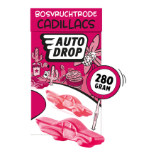Autodrop Bosvruchten Rode Cadillacs   280 g