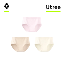 Utree   2026 Nieuw model dames katoenen boxershorts, antibacterieel, extra lange voorkant   ongebleekt + licht huidskleurig + nude roze   160/90 (M)
