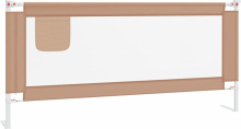 VidaXL Peuterbedhekje   200 x 25 cm, taupe