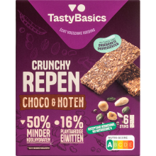TastyBasics chocolade  en notenrepen 6 stuks