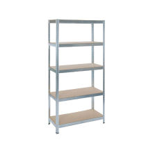Practo zwaar opbergrek   180x120x45 cm   5 planken   175 kg draagvermogen per plank