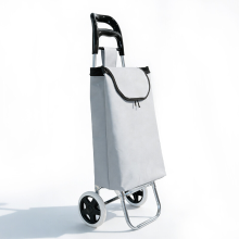Tahang Lichtgewicht 1,15 kg opvouwbare boodschappentrolley, 2 in 1 opvouwbare boodschappenkar met 25 L waterbestendige Oxford tas & 20 kg steekwagen, ergonomische handkar met stille EVA wielen voor markt & reizen