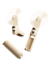 JISULIFE Draagbare oplaadbare ventilator – De nieuwe verbeterde versie is voorzien van een helder digitaal LED display voor de batterijstatus in realtime, een maximaal bedrijfstijd van 24 uur, een multifunctionele oplaadbank en noodlicht, waardoor het een