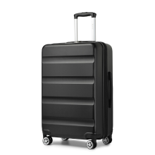 Kono 24 inch uitbreidbare ABS+PC hardshell medium koffer met TSA slot en stille zwenkwielen, lichtgewicht bagage voor zakenreizen