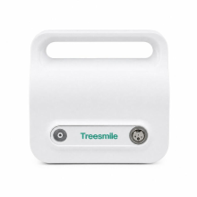 Treesmile AR01 medische AC compressor vernevelaar, wit, thuisgebruik, fijne nevel, 3 nevelniveaus, ingebouwde handgreep, voor senioren & kinderen